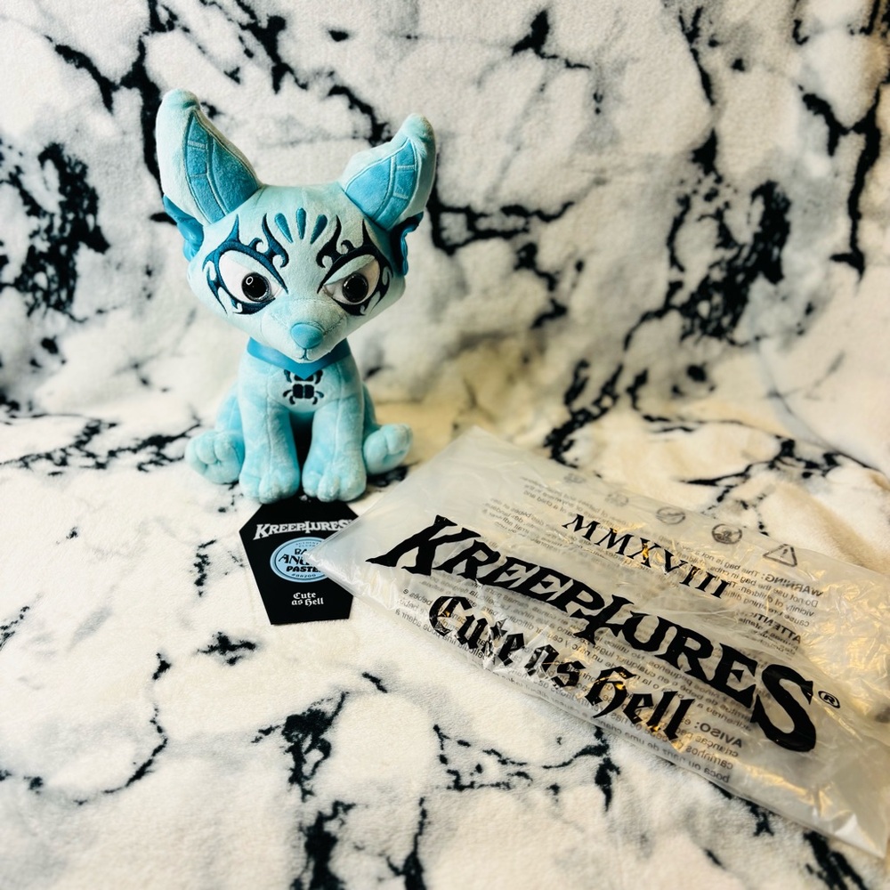 KILLSTAR - Kreeptures - Pastel Blue Baby Anubis Plush